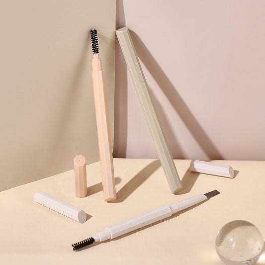 Eyebrow pencil: gray-black, dark brown, gray-brown - easy to apply for natural-looking brows