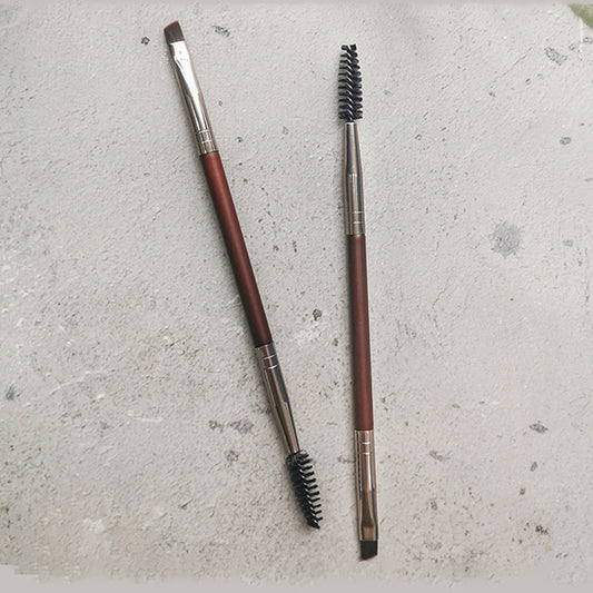 Single-use double-ended makeup brushes: scissor brush, eyebrow brush, spiral brush, concealer brush, mascara brush, portable makeup tool