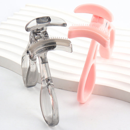 Wide-angle natural curling eyelash curler, portable frameless eyelash curler that won't pinch lashes, eyelash extension tool.