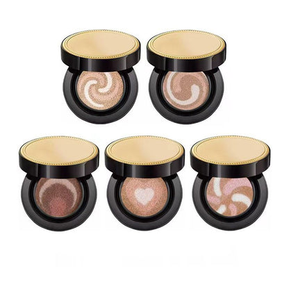 Replacement three-color air cushion foundation: provides coverage without powder caking, and offers long-lasting, smooth wear