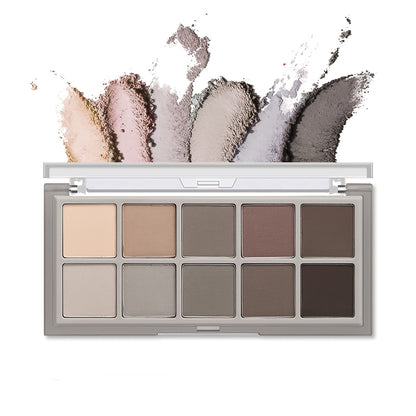 Eyeshadow cosmetics factory: Waterproof, long-lasting, matte 10-color eyeshadow set