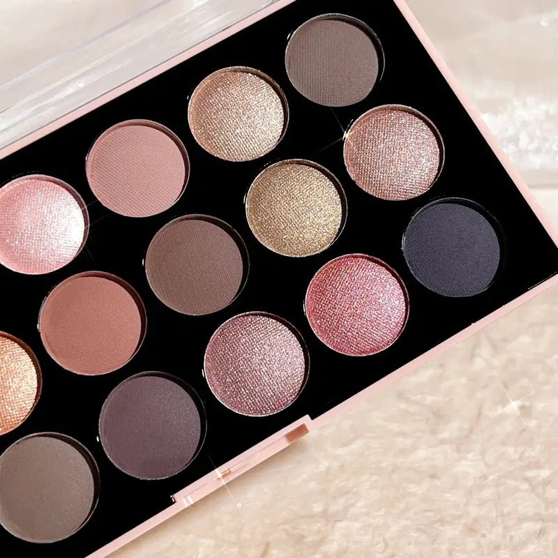 18-color Waterproof Long-Wearing Matt Eyeshadow Palette
