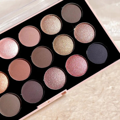 18-color Waterproof Long-Wearing Matt Eyeshadow Palette