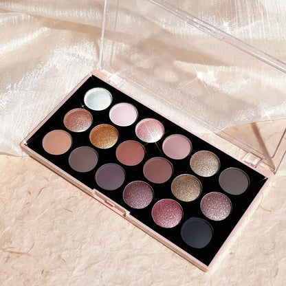 18-color Waterproof Long-Wearing Matt Eyeshadow Palette