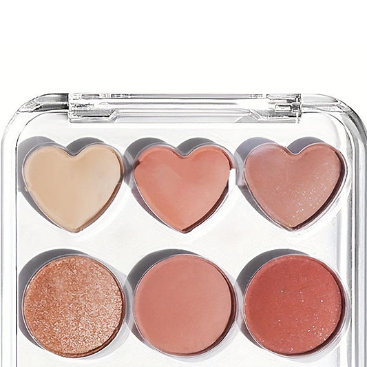 An eyeshadow palette with multiple uses, featuring a wide range of waterproof, matte eyeshadows