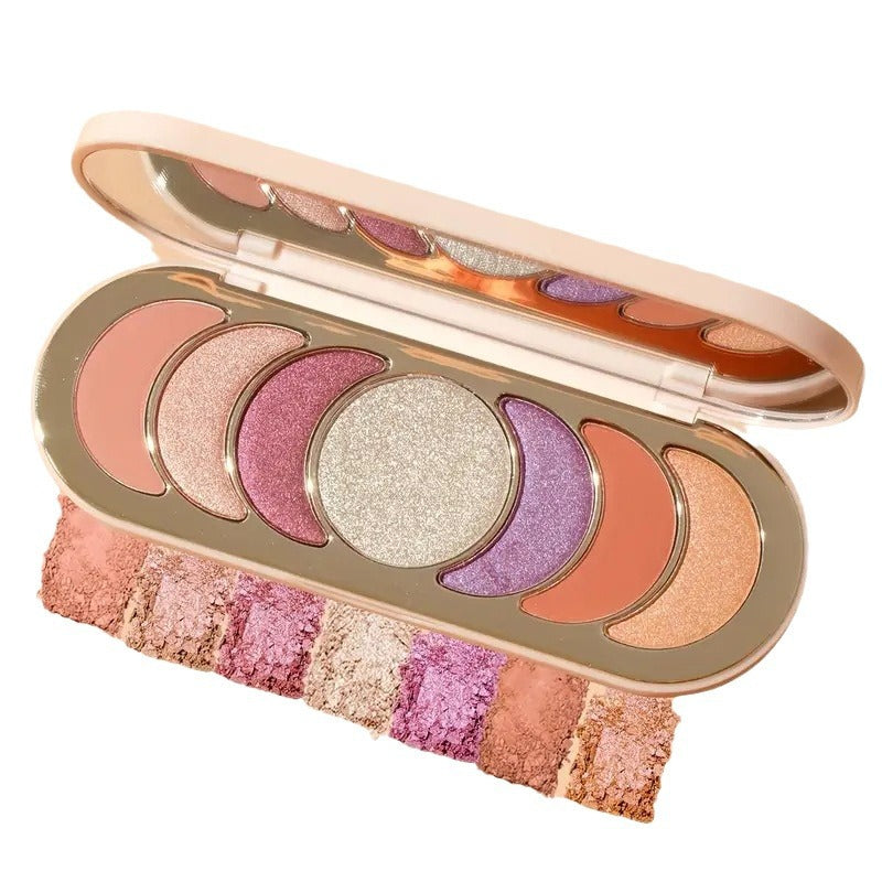 7-color waterproof, long-lasting high-end eyeshadow