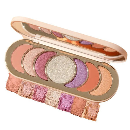 7-color waterproof, long-lasting high-end eyeshadow