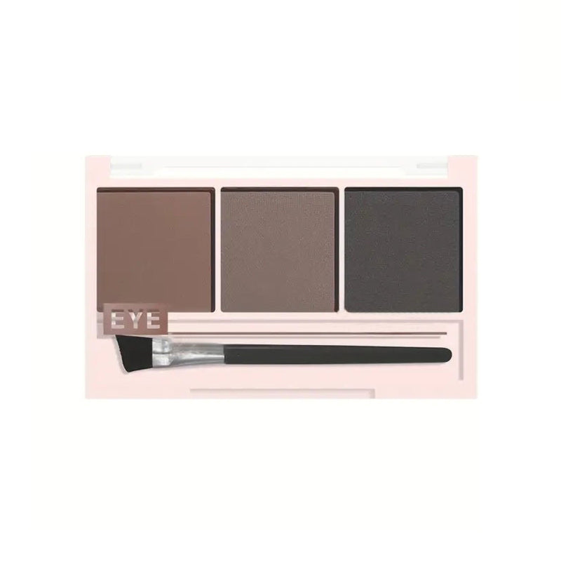 3-color Brush Waterproof Matt Nude Eyeshadow Palette