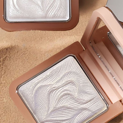 Highlighting and Contouring Powder for Women: Brightens the Face with Glowing and Shiny Effect