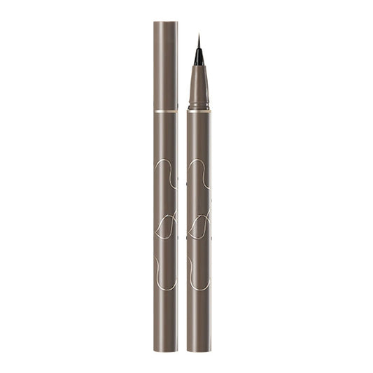 Ultra-fine, quick-drying, waterproof, long-lasting, non-staining brown precision eyeliner gel pen