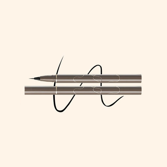 Ultra-fine, quick-drying, waterproof, long-lasting, non-staining brown precision eyeliner gel pen
