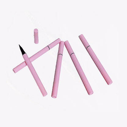 Pink waterproof and sweat-resistant long-lasting, smudge-free ultra-fine eyeliner pen