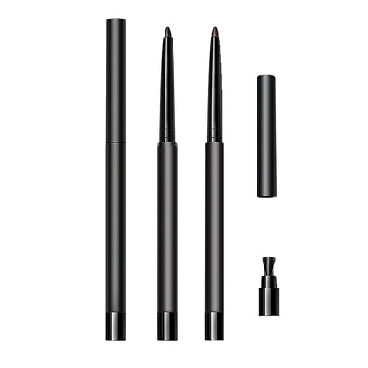 Solid-color waterproof ultra-fine eyeliner gel pen with custom label
