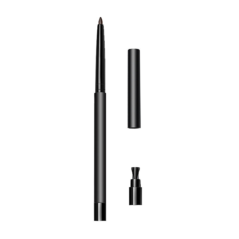 Solid-color waterproof ultra-fine eyeliner gel pen with custom label