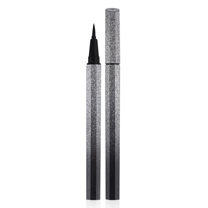 Starry Gradient, Non-blurring, Waterproof, Sweat-resistant, Black Long-wearing Eyeliner