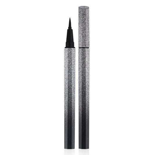 Starry Gradient, Non-blurring, Waterproof, Sweat-resistant, Black Long-wearing Eyeliner