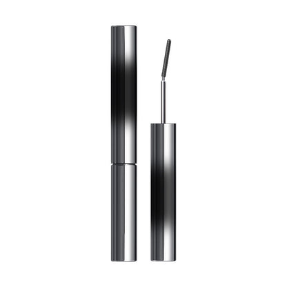 Small steel tube mascara base for waterproof, long, curled lashes