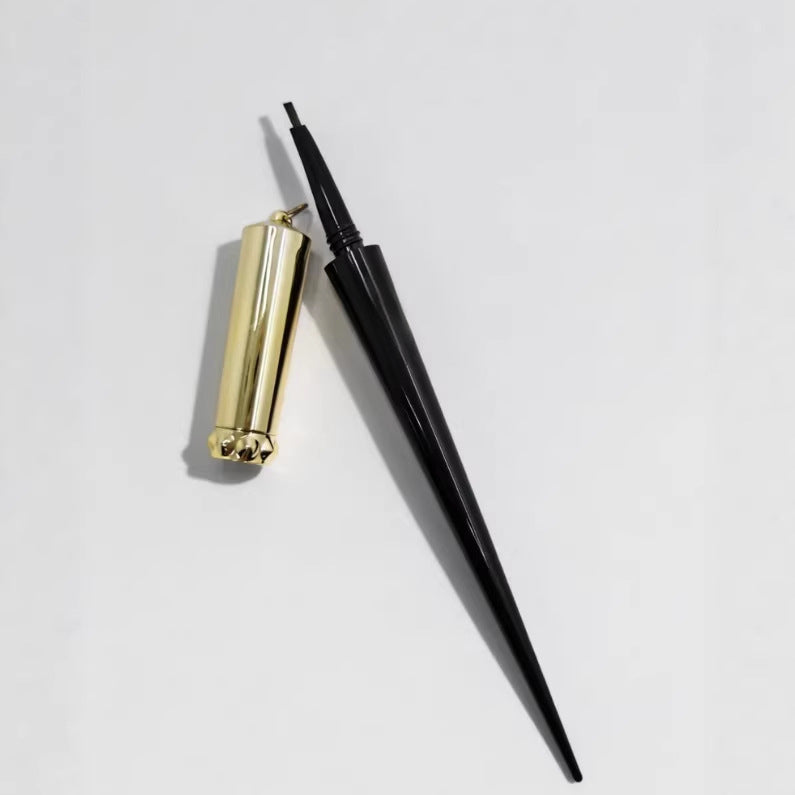 Waterproof, sweatproof, smudge-proof, easy-to-use double-ended eyebrow pencil, suitable for beginners and affordable makeup.