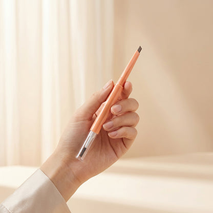 Waterproof and smudge-proof eyebrow gel, dual-ended multi-effect eyebrow pencil for natural, vibrant color, and long-lasting makeup.