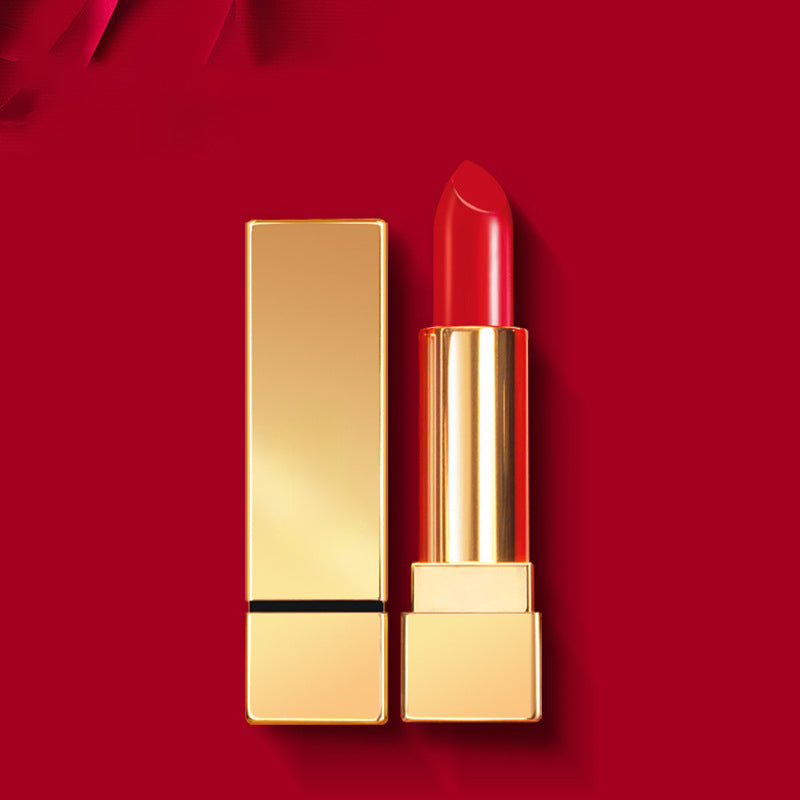 Velvet non-stick cup black and gold tube matte unisex lipstick