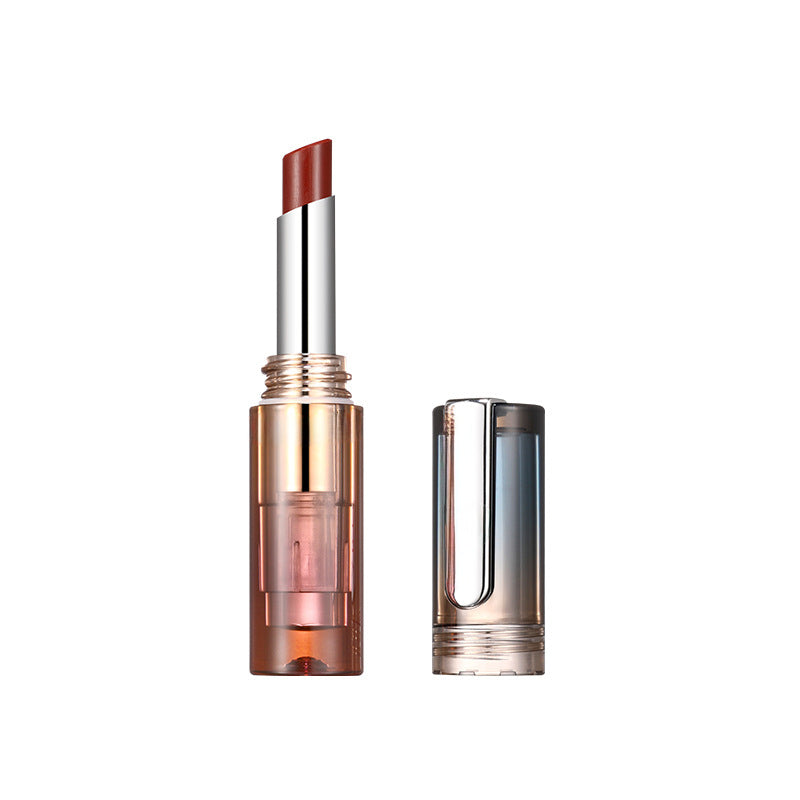 Hydrating, translucent, plump lips, mirror-finish lipstick, moisturizing lipstick for students.
