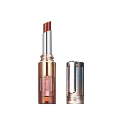 Hydrating, translucent, plump lips, mirror-finish lipstick, moisturizing lipstick for students.