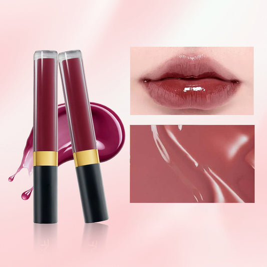 Watery, moisturizing, waterproof, long-lasting, luxurious makeup, European and American cross-border mirror lip gloss