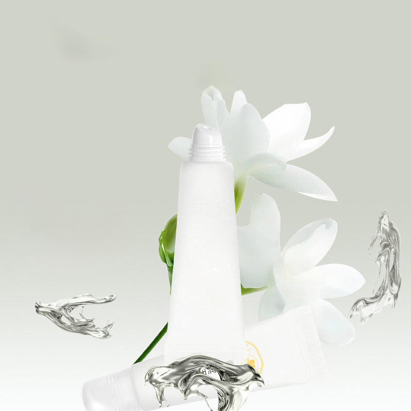 Jasmine oil lip balm, makeup base, moisturizing for light lips, lip care gel with hyaluronic acid.