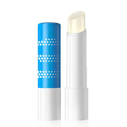 Hyaluronic acid moisturizing lip balm, colorless and odorless lip care.