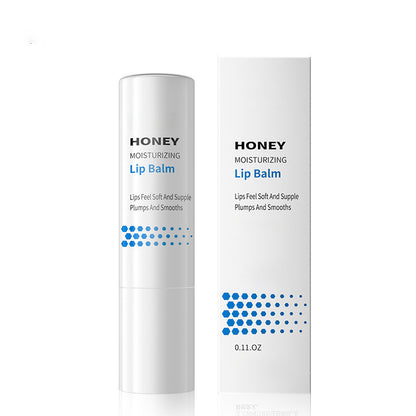 Hyaluronic acid moisturizing lip balm, colorless and odorless lip care.