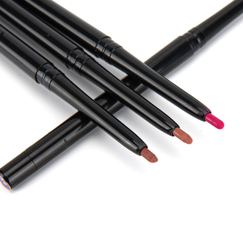 Matte lip liner, twist-up, waterproof, multi-functional lipstick pen