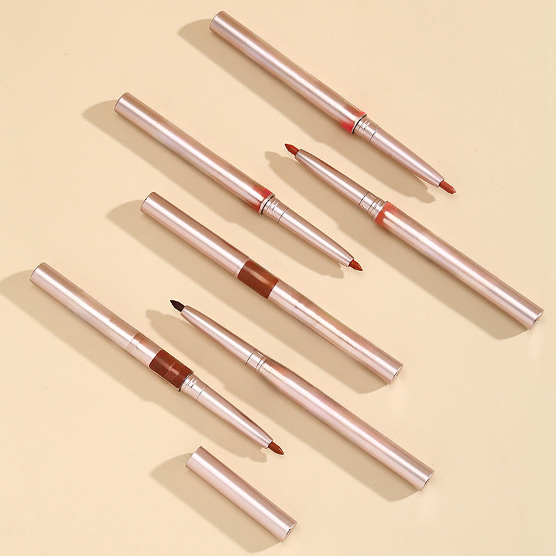 Waterproof lip liner, precisely outlines lip shape, long-lasting color, blush, lipstick for women.
