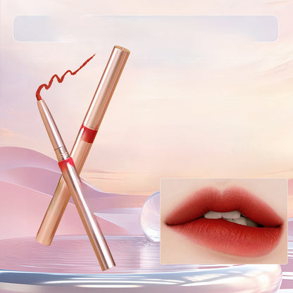Waterproof lip liner, precisely outlines lip shape, long-lasting color, blush, lipstick for women.