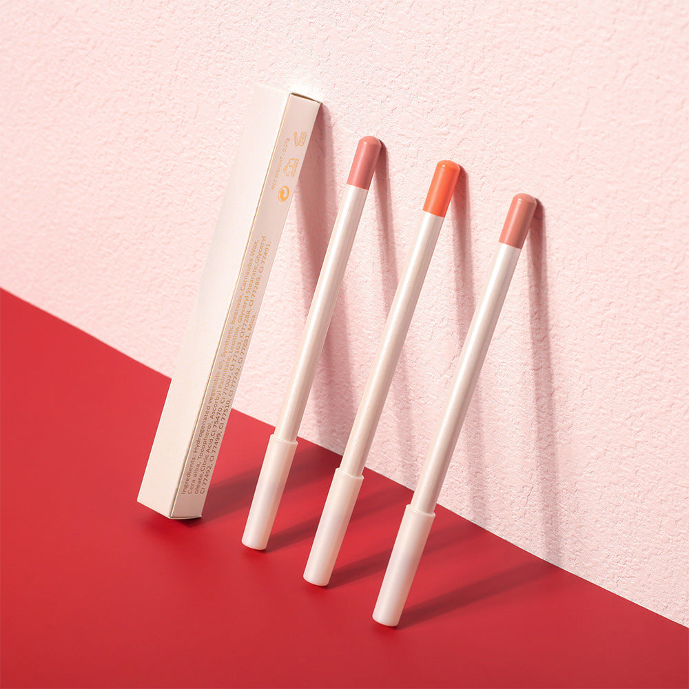 Lip liner can be used as eyeliner; multi-purpose lead-free makeup pencil.