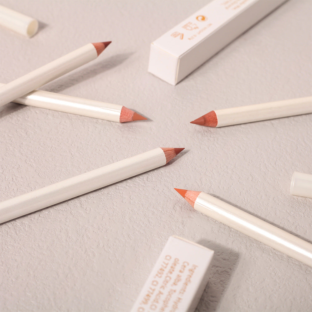 Lip liner can be used as eyeliner; multi-purpose lead-free makeup pencil.