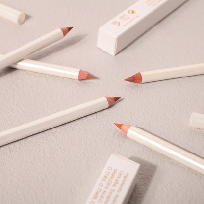 Lip liner can be used as eyeliner; multi-purpose lead-free makeup pencil.