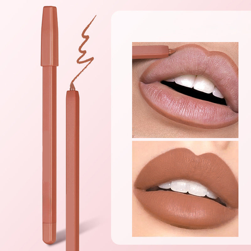 Waterproof, non-stick, matte lip liner, makeup pencil