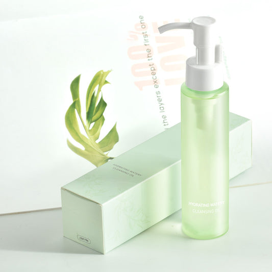 Plant-based facial cleansing oil and lip cleanser in one gentle formula