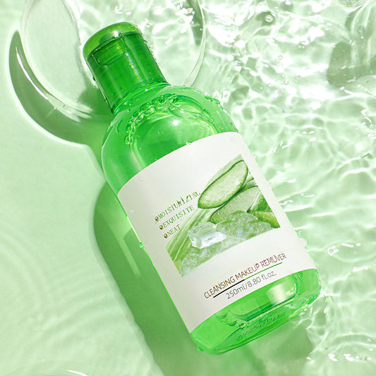 Aloe Vera Makeup Remover, 3-in-1 for Eyebrows, Eyes, Lips, and Face, a refreshing makeup remover for women, students, and men.