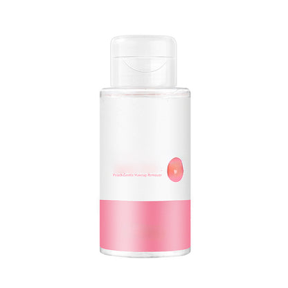 Peach Makeup Remover, Gentle and Deeply Cleanses Eyes and Lips, Pump-Type Makeup Remover, 300ml