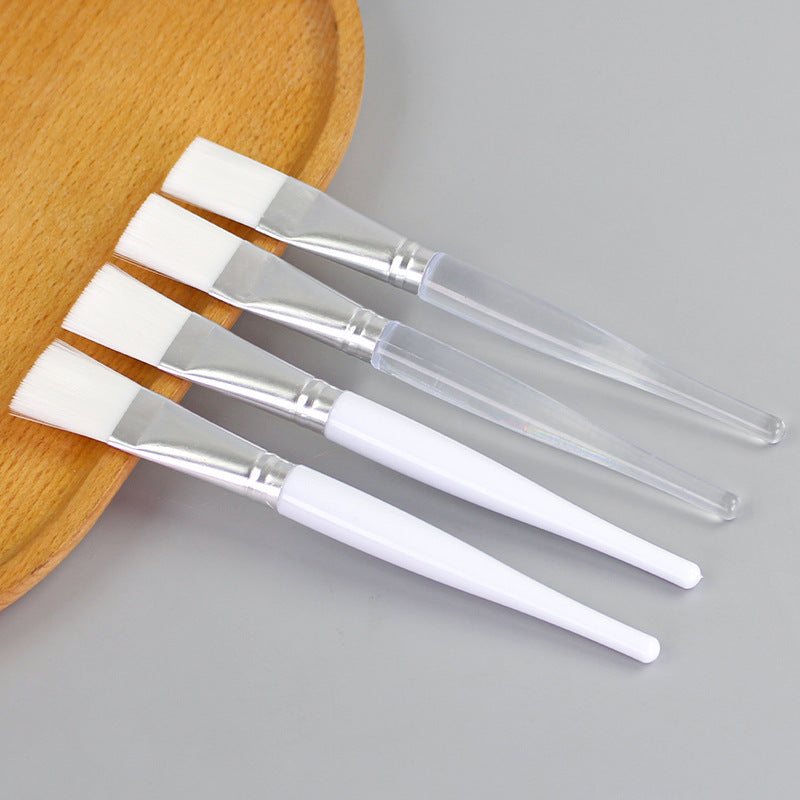 Makeup and beauty brushes, crystal rod face mask brushes, solid transparent rod mask mixing brushes, DIY soft bristle brushes, mud mask application brushes