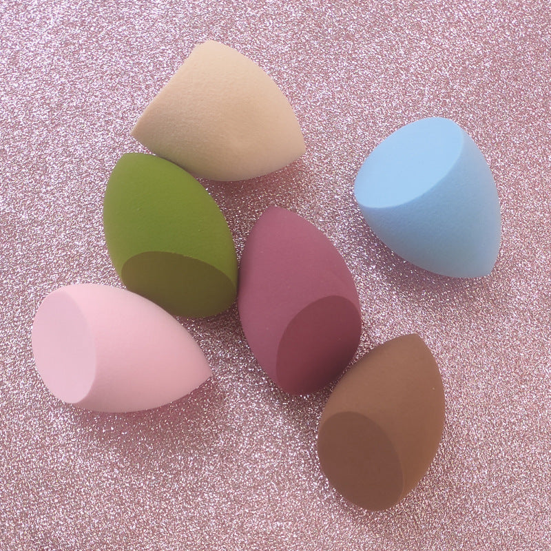 Angled powder puff, makeup sponge, beauty blender, super soft, doesn't absorb much product, two-in-one foundation puff, powder puff, makeup ball, sponge, makeup sponge