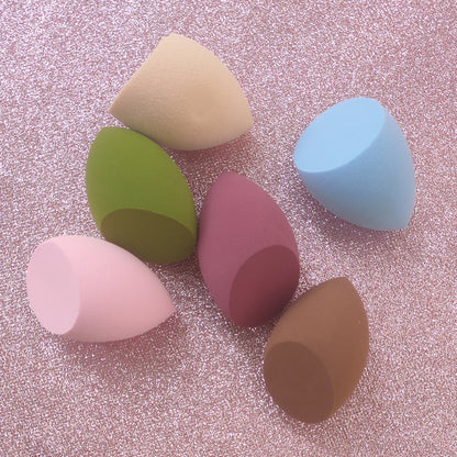 Angled powder puff, makeup sponge, beauty blender, super soft, doesn't absorb much product, two-in-one foundation puff, powder puff, makeup ball, sponge, makeup sponge