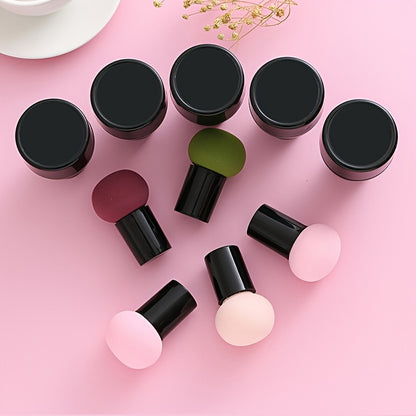Mushroom-shaped stamp puff, beauty sponge, cushion compact, dual-use makeup tool, loose powder