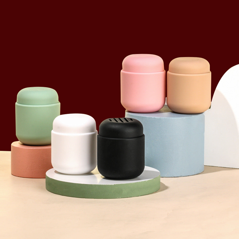 Makeup sponge silicone storage bag, portable case, dustproof and breathable sponge cushion puff storage bag