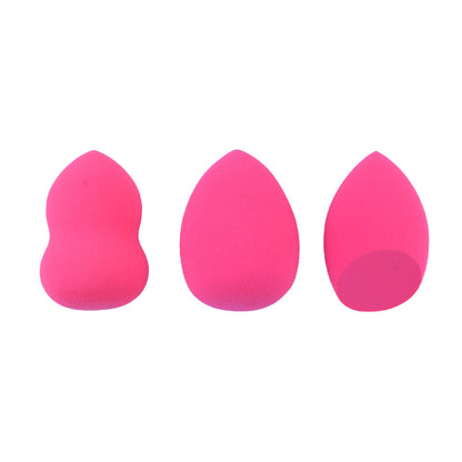 Super soft beauty sponge, teardrop shape, slanted cut, suitable for both dry and wet use, colorful and doesn't absorb much powder. Makeup tool.