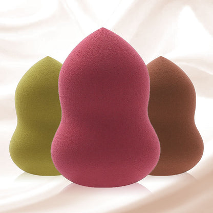 Super soft beauty sponge, doesn't absorb too much powder. Gourd-shaped, teardrop-shaped, slanted cut, mixed random beauty sponge/puff/makeup sponge.