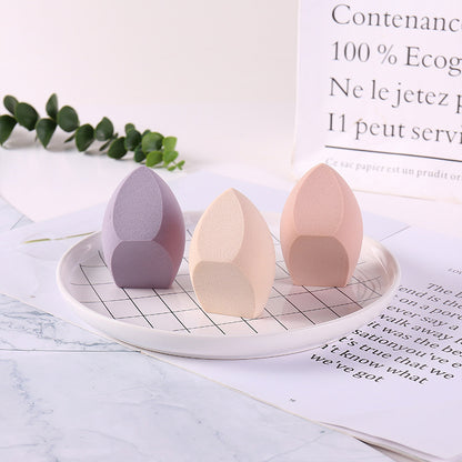 Non-latex, wet and dry use, doesn't absorb powder, makeup sponge ball, boxed, giant three-section large beauty blender.