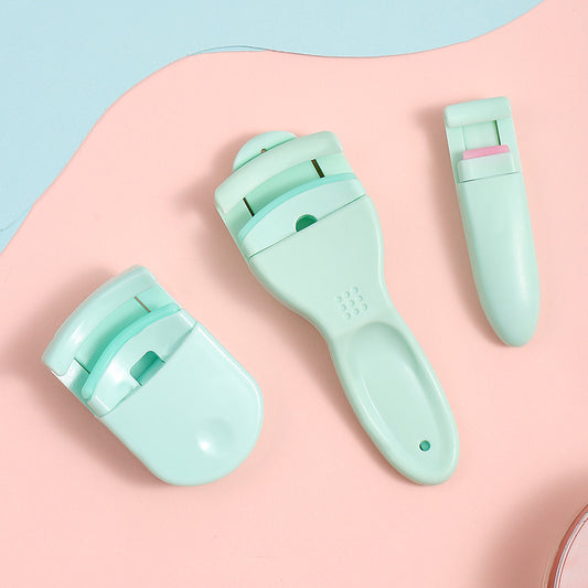 New ABS eyelash curler, plastic sunflower mini portable eyelash curler beauty tool