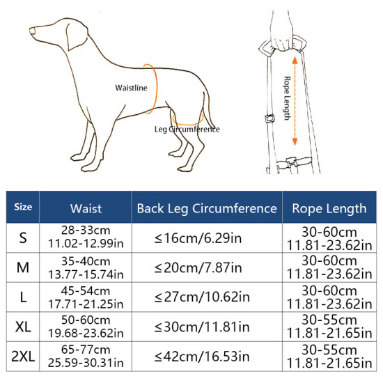 Dog Sling for Back Legs